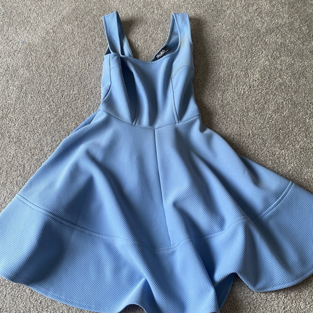 Lulus Blue Flare Dress